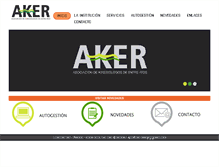 Tablet Screenshot of aker.com.ar